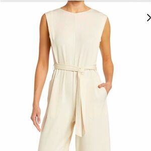 Max Studio French Terry Jumpsuit NWOT